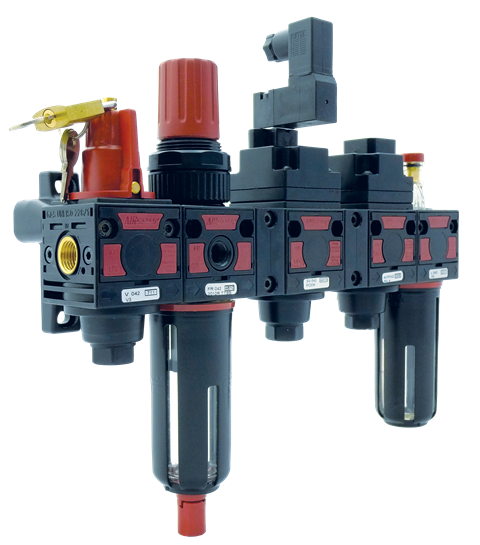 042 - G1/4 - Modular series for compressed air treatment
