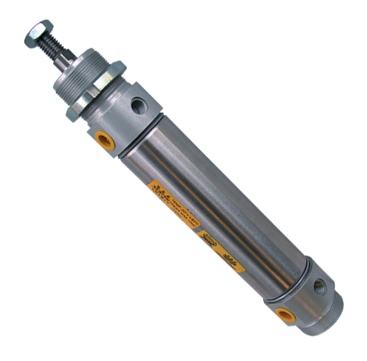 Single acting non-magnetic round profile pneumatic cylinders P - Round profile pneumatic cylinders