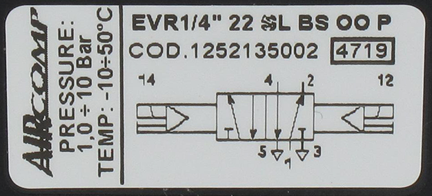 5/2-G1/4 bistable electro-pneumatically operated valve Pneumatic components