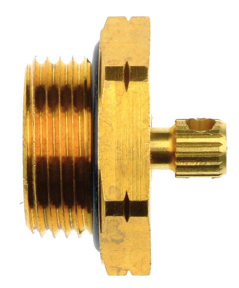 Bleed valves in brass for brake systems