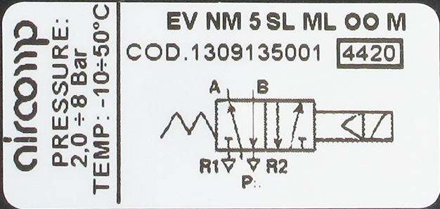 Distributeur à commande électro-pneumatique 5/2 monostable Composants pneumatiques