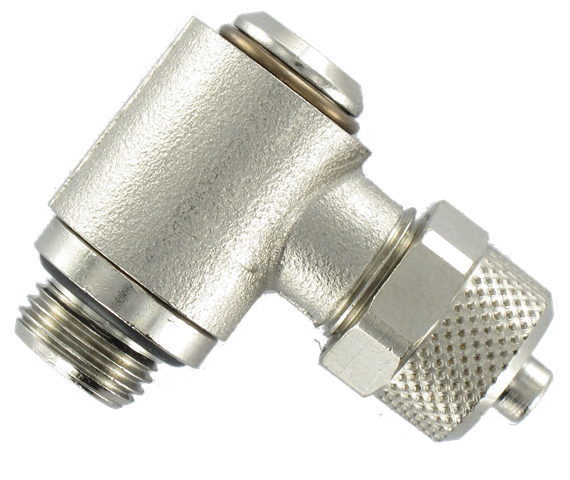 M14C150 T10/8 cylindrical male angle with hexagon socket Push-on fittings in nickel plated brass