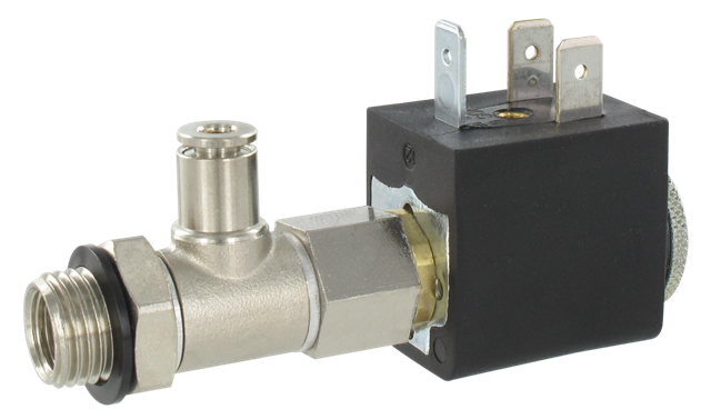 1/4\"-T4 12V DC push-in connection solenoid valve Pneumatic drivers