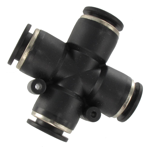 Equal cross resin push-in fitting T12