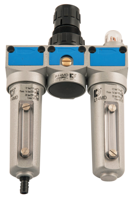 F+R+L modular series MD metal series FRL - Filters Regulators Lubricators