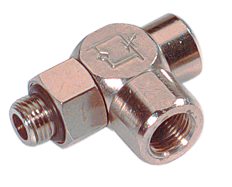 Flow control valves with threaded connection, BSP cylindrical thread with mounted seal