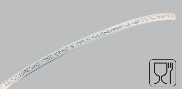 Food grade polyurethane tubing (100 m coil) Food grade polyurethane hoses