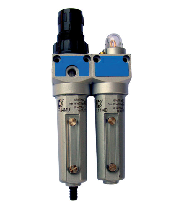 FR+L modular series MD metal series FRL - Filters Regulators Lubricators