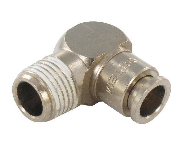 Nickel-plated brass BSP tapered male elbow push-in fittings Pneumatic push-in fittings