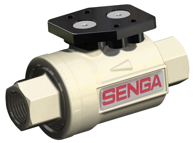 Single-acting pneumatic blocking valves NF F/F BSP cylindrical