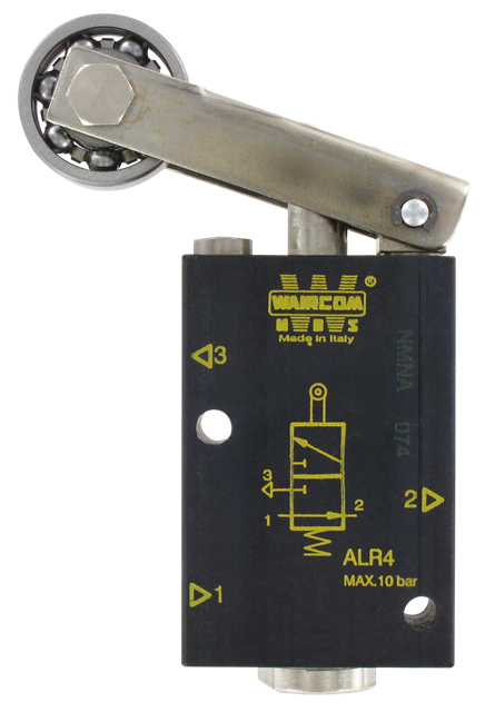 Pneumatic valves with 3/2 G1/4 NO monostable metal roller lever Pneumatic components