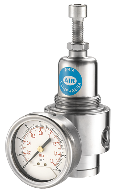 Régulateurs de pression acier inoxydable pour air comprimé