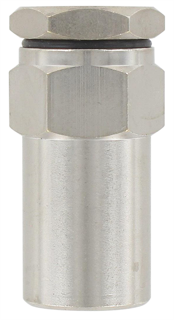 Silencers - F / F in-line filter, nickel-plated bronze filter Fittings and couplings
