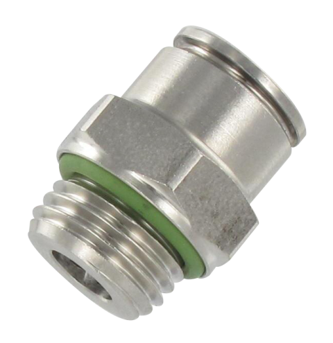 Stainless steel straight male BSP cylindrical push-in fittings Pneumatic push-in fittings