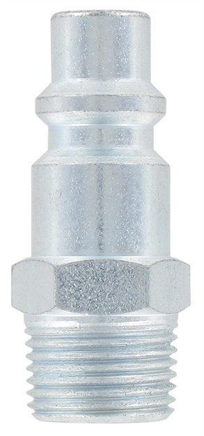 ISO-B profile BSP tapered male plug D8 mm in zinc plated steel  3/8" Fittings and couplings