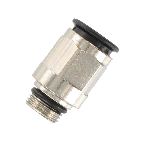 Straight male BSP push-in fittings with nickel-plated brass body 2800 - Push-in fittings in resin