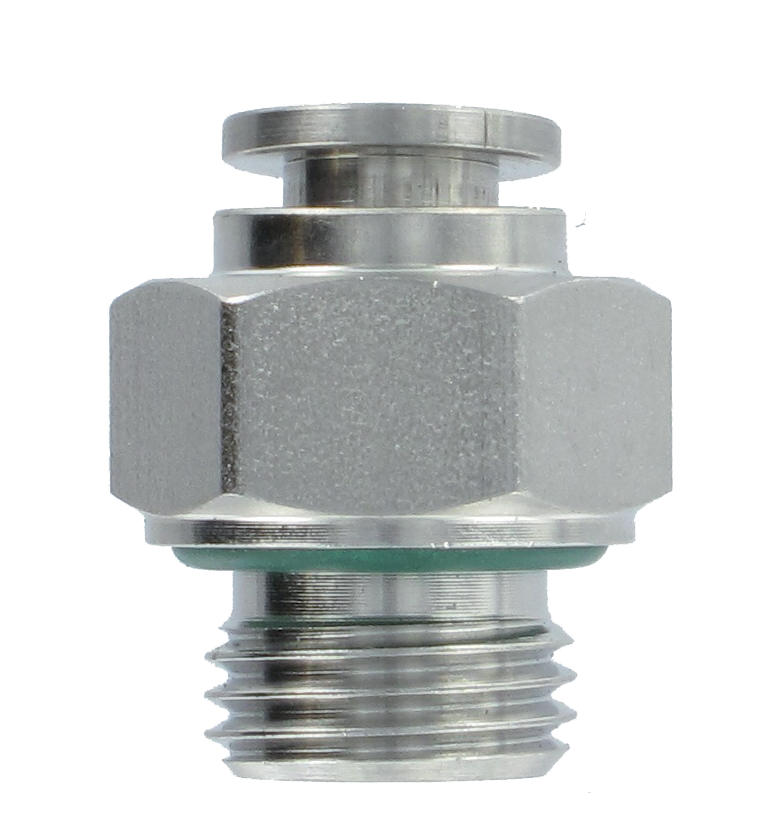 Straight male fittings, BSP cylindrical Pneumatic function fittings