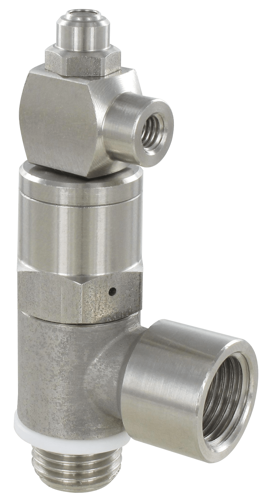 Stainless steel pilot operated non-return valve