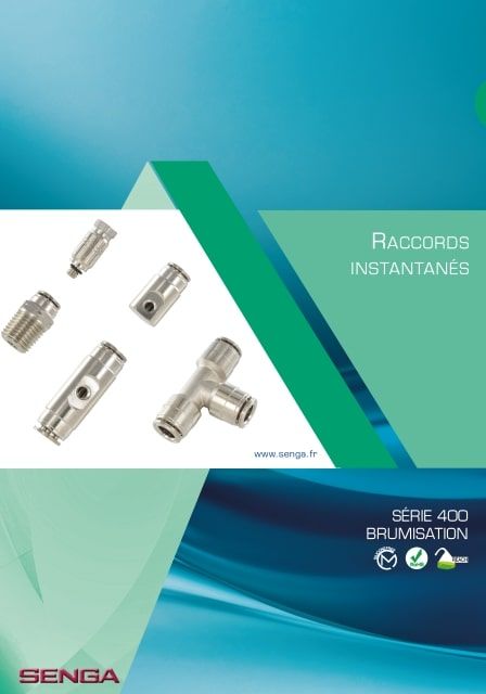 Push-in fittings for misting 400 series